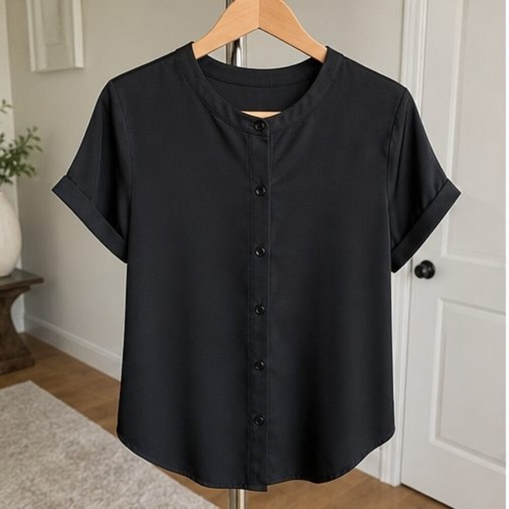 Black Tunic Blouse